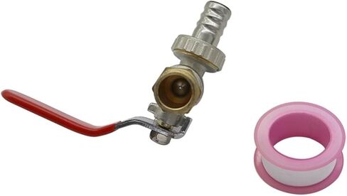 Metal 1/2" Male Thread Water Garden Irrigation Replacement Valve Fitting Parts Washing Machine Water Control Valve 1 Set in Saudi Arabia