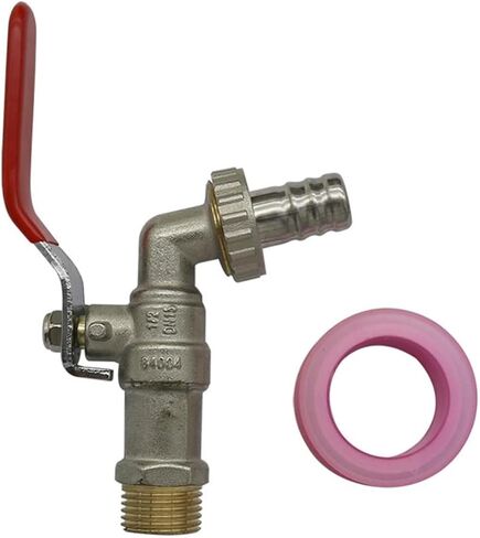 Metal 1/2" Male Thread Water Garden Irrigation Replacement Valve Fitting Parts Washing Machine Water Control Valve 1 Set in Saudi Arabia