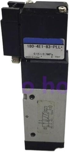 1PCS 2-Position 5-Way Solenoid Valve 180-4E2-83-PLL Pneumatic Control Valve DC24V Double Solenoid Valve(AC220V) in Kuwait