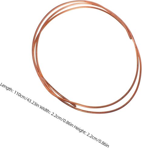 Alipis أنبوب النحاس الناعم 2.2 مم Od X 0.5 مم مكيف الهواء الجداري أنابيب النحاس استبدال التبريد لأنظمة Hvac والفريزر in Saudi Arabia