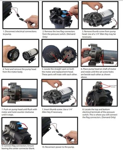 Delavan 5950-117E-SB مضخة الحجاب الحاجز الالتفافية سريعة التغيير 12 فولت - 5.0 جالون في الدقيقة in Kuwait
