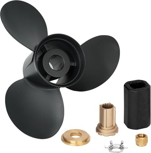 Upgrade OEM 14 1/4x21 Aluminum Boat Outboard Propeller for Mercury Engines 90HP 135HP 175HP 220HP 225HP 250HP 300HP,15 Spline Tooth,RH in Saudi Arabia