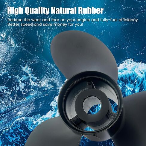 Upgrade OEM 14 1/4x21 Aluminum Boat Outboard Propeller for Mercury Engines 90HP 135HP 175HP 220HP 225HP 250HP 300HP,15 Spline Tooth,RH in Saudi Arabia