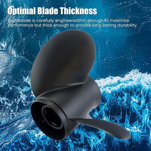 Upgrade OEM 14 1/4x21 Aluminum Boat Outboard Propeller for Mercury Engines 90HP 135HP 175HP 220HP 225HP 250HP 300HP,15 Spline Tooth,RH in Saudi Arabia