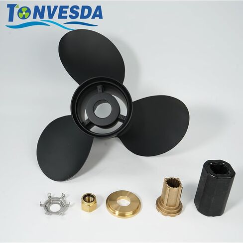 Upgrade OEM 14 1/4x21 Aluminum Boat Outboard Propeller for Mercury Engines 90HP 135HP 175HP 220HP 225HP 250HP 300HP,15 Spline Tooth,RH in Saudi Arabia