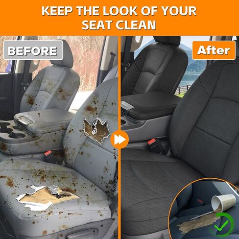 Front and Rear Seat Covers Compatible with 2019-2024 Dodge Ram 1500/2500/3500, Heavy Duty Neoprene Fabric in Kuwait