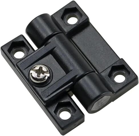 قابل للتعديل التخميد باب الخزانة النايلون البلاستيك الأسود المفصلي 1 قطعة in Kuwait