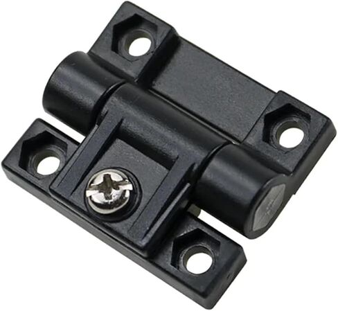 قابل للتعديل التخميد باب الخزانة النايلون البلاستيك الأسود المفصلي 1 قطعة in Kuwait