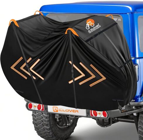 غطاء دراجة IC ICLOVER مقاوم للماء في الهواء الطلق، أغطية دراجة واحدة لتخزين الدراجات في الخارج، قماش القنب للدراجة مع فتحات قفل ضد المطر والشمس فوق البنفسجية والغبار والرياح للطرق الجبلية والمدينة والدراجات الكهربائية الهجينة in Kuwait