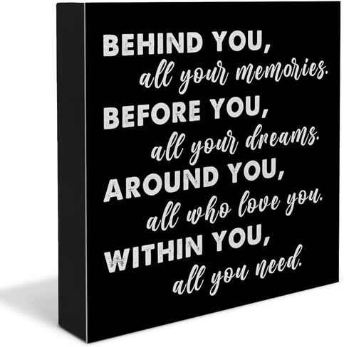 Graduation Wood Box Sign Decor Desk Sign Graduate a Sweet Ending to a New Beginning Wooden Box Block Sign Rustic Home Graduation Party Decoration Grad Gift in Saudi Arabia