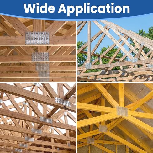 60 حزمة من ألواح الجمالون، 4 × 2 بوصة لوحة إصلاح الجمالون مع أسنان الأظافر، دعامة لوحة إصلاح من الفولاذ المجلفن لموصل الأخشاب من الخشب الجمالون in Kuwait