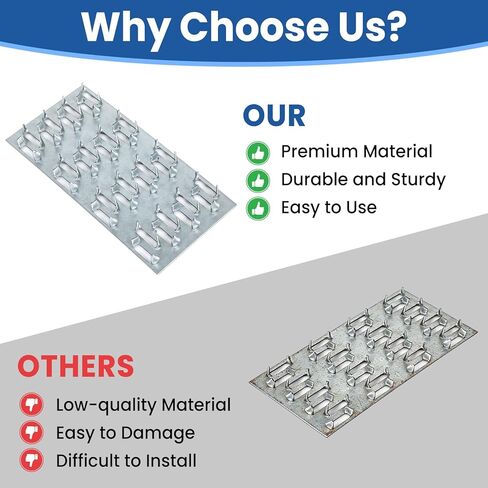 60 حزمة من ألواح الجمالون، 4 × 2 بوصة لوحة إصلاح الجمالون مع أسنان الأظافر، دعامة لوحة إصلاح من الفولاذ المجلفن لموصل الأخشاب من الخشب الجمالون in Kuwait
