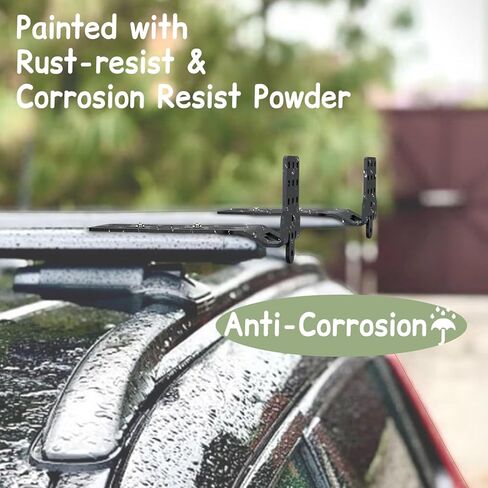 TOPOWN 2PCS المظلة تصاعد بين قوسين لرف سقف السيارة، حامل سقف المظلة قوس على شكل حرف L، المظلة جبل بين قوسين يناسب 180 المظلة / 270 المظلة، المظلة تصاعد قوس لشريط الصليب الثقيلة in Kuwait