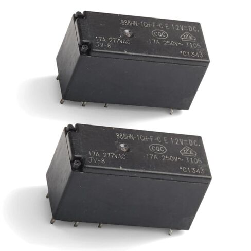 2pieces 888HN-1CH-F-C E DC12V 17A 8PIN Electromagnetic Power Relay in Saudi Arabia