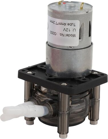 aqxreight Peristaltic Pump 300ml Min DC Brushed Motor Liquid Dosing Pump for Aquarium Laboratory Industrial Application 24V 0 425A Securely Fixed Movem Peristaltic PumpPeristaltic Liquid (12V) in Saudi Arabia