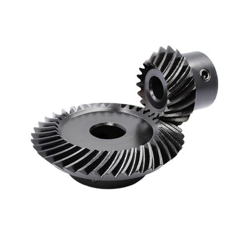 Steel Heavy Duty Motor Pinion Gear 1: 2 Spiral Bevel Gear 1M 15/30 Teeth Steel Helical(30 Teeth-10MM) in Saudi Arabia