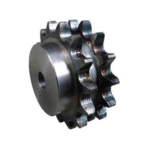 Steel Heavy Duty Motor Pinion Gear 12-27 Teeth 53-69mm Out Diameter 14-16mm Inner Hole Double Chain Sprocket Transmmission Wheel(21 Teeth x 89 OD) in Saudi Arabia