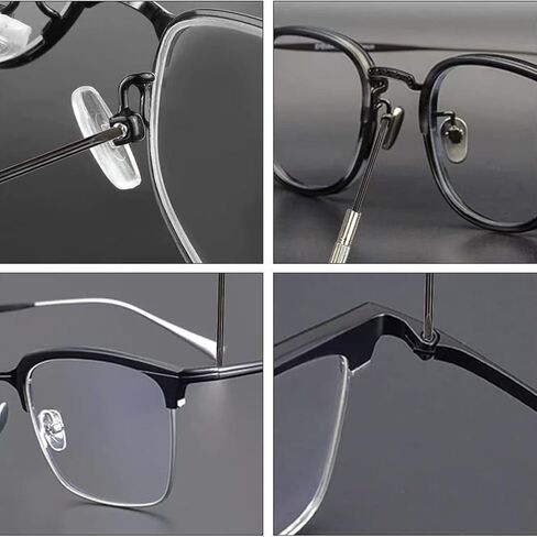 طقم إصلاح النظارات متوافق مع Ray-Ban Oakley Prada Gucci، طقم أدوات إصلاح النظارات 120 قطعة مع برغي النظارات و5 أزواج من وسادات الأنف المسمارية، لوسادة الأنف المفصلية بإطار النظارات. in Kuwait