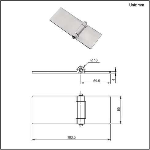 304 الفولاذ المقاوم للصدأ ملحومة ممتدة سميكة الدقة المفصلي 1 قطعة in Kuwait