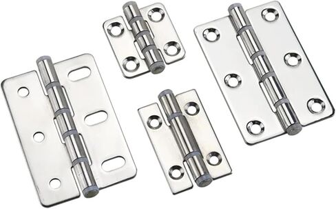 مفصلة من الفولاذ المقاوم للصدأ على شكل قرص مسطح وثابت وقابل للطي وتحكم صامت قطعة واحدة (بيج) in Kuwait