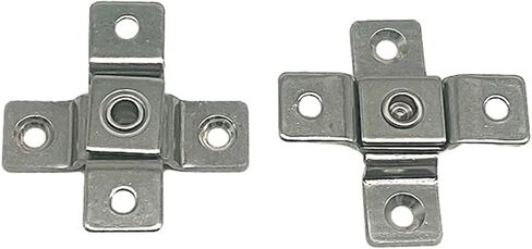 304 Stainless Steel Torque Hinge 360 Degree Rotation Positioning 1Pcs(with Hole,2.0N.m) in Saudi Arabia