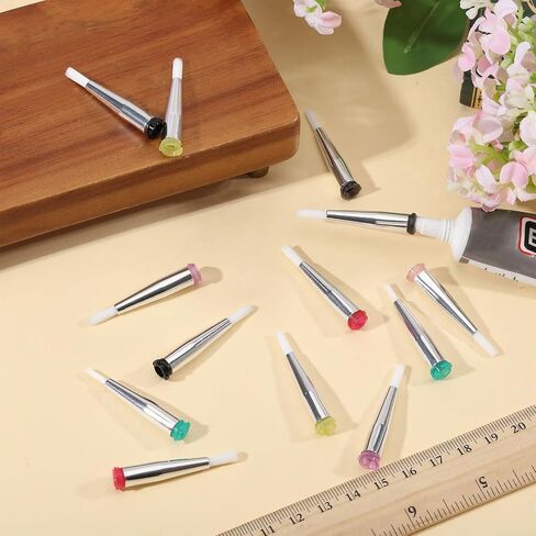 CHGCRAFT 7 Pcs 7 Colors Dispensing Needle Brush Liquid Dispenser Fill Needle for Liquid Measuring Resin Craft Refilling Inks Adhesives Glue in Saudi Arabia