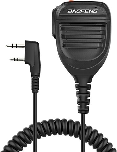 BAOFENG Microphone | Radio Accessories | cb Radio mic | Speaker mic |Universal Police Walkie Talkie Microphone - Compatible UV-5R,BF-F8HP, UV-5R Pro,UV-K5, AR-152 and More Ham Radios in Saudi Arabia