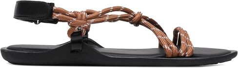 صنادل مسطحة من الحبال للنساء قابلة للتعديل ومريحة وسهلة الارتداء عند أصابع القدم المفتوحة من الحبال المسطحة للنساء. in Kuwait