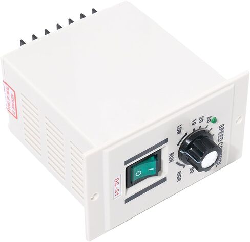 وحدة تحكم في سرعة محرك تيار مستمر بمغناطيس دائم 400 وات، منظم سرعة كهربائي مع مدخل تيار متردد 110 فولت ومخرج تيار مستمر 0 - 90 فولت، سرعة قابلة للتعديل بمقبض in Kuwait