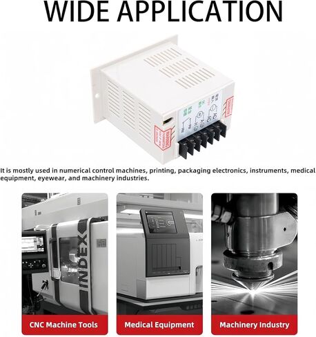 وحدة تحكم في سرعة محرك تيار مستمر بمغناطيس دائم 400 وات، منظم سرعة كهربائي مع مدخل تيار متردد 110 فولت ومخرج تيار مستمر 0 - 90 فولت، سرعة قابلة للتعديل بمقبض in Kuwait