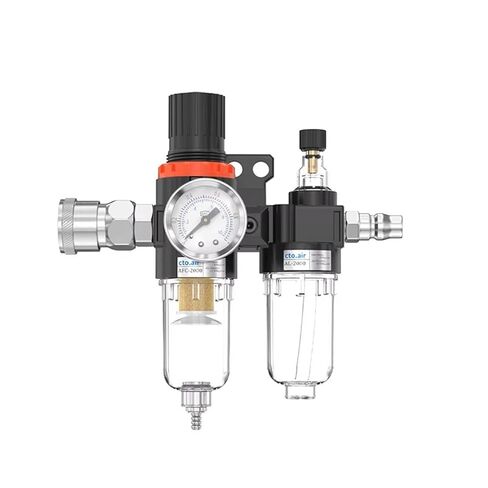AFC2000 AFR2000 + AL2000 G1/4 يستخدم فلتر الهواء لضاغط الهواء وفاصل الزيت والماء لتقليل منظم صمام الضغط (AFC2000-EU) in Kuwait
