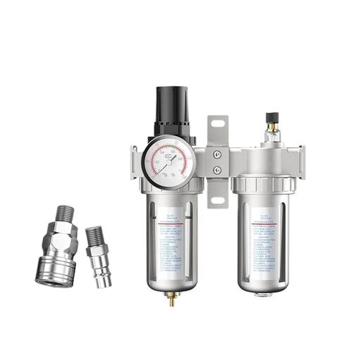 1 قطعة SFC-400 SFC-300 SFC-200 ضاغط الهواء منظم فلتر الهواء فاصل المياه الزيتية منظم فلتر صمام التصريف التلقائي (SFC-SMPM، 300) in Kuwait