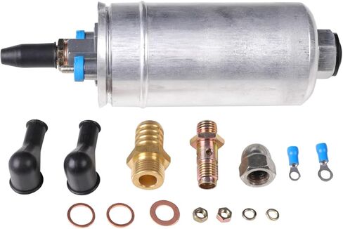 مضخة الوقود الكهربائية العالمية 3/8 "مدخل ومخرج 12 فولت 5-9 PSI 35GPH/132LPH مضخة الوقود المضمنة لمحركات الديزل والجازولين المكربن in Kuwait
