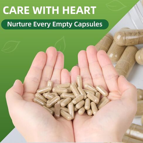 Size 0 Gelatin Empty Capsules - 100 Count Clear Empty Pill Capsules, Fillable Empty Gel Capsule for Homemade Vitamins & Powders, Easy for DIY Supplements in Saudi Arabia