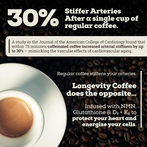 مزيج سائل NAD+ بديل لقهوة موكا 10 في 1 مع NMN 250 مجم، الجلوتاثيون 250 مجم، TMG، جليسينات المغنيسيوم، فيتامينات D3، K2، C B12، كاكاو عالي البوليفينول، 30 حصة. in Kuwait