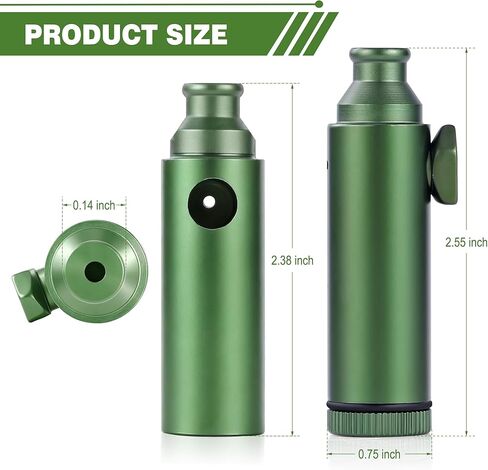 شاكر الفلفل المحمول (3 عبوات) - SnuffBulletSniffer Professional، موزع مسحوق SnortingKit متعدد الوظائف لسهولة الاستخدام، حاويات توابل مريحة للسفر (3) in Kuwait