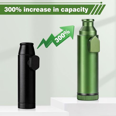 شاكر الفلفل المحمول (3 عبوات) - SnuffBulletSniffer Professional، موزع مسحوق SnortingKit متعدد الوظائف لسهولة الاستخدام، حاويات توابل مريحة للسفر (3) in Kuwait