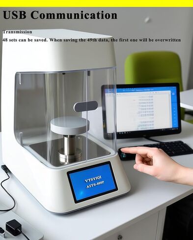 Automatic Surface Interfacial Tensiometer Lab Surface Tension Measuring Devices With Test Range 1000mN/m Accuracy 0.1mN/m 4.3-inch Touch Screen Platinum Ring Du Nouy Ring Method in Kuwait