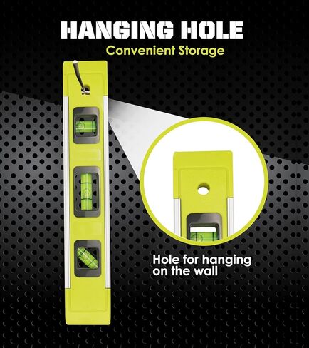 المستوى والأداة، مستوى الطوربيد المقوى بالألمنيوم المغناطيسي، 9 بوصة، أخضر، قطعة واحدة in Kuwait