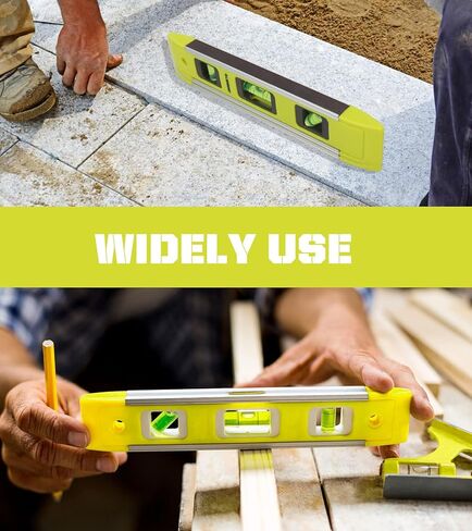 المستوى والأداة، مستوى الطوربيد المقوى بالألمنيوم المغناطيسي، 9 بوصة، أخضر، قطعة واحدة in Kuwait