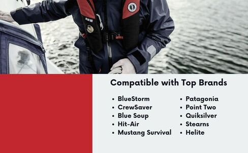 خرطوشة RedRock 38 جرام ثاني أكسيد الكربون، 3/8-24 أسطوانة غاز مضغوطة بخيوط 50 سم مكعب - لمنفاخ إطارات الدراجة، وسترات النجاة القابلة للنفخ، وبنادق Airsoft، والاستخدام الصناعي in Kuwait