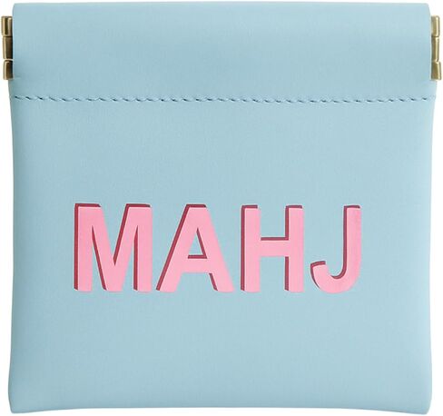 Mahjong Dice Bags 3.8 x 3.9 in PU Squeeze Mahjong Pouch Mini Dice Coin Tiles Purse for Board Game Party Travel (Pink,1 Pcs) in Saudi Arabia