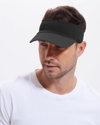 Cooling Sun Stretchy Visor Hat for Men Women,Lightweight Portable No Slip Band,UPF 50 Sun Protection Visor in Saudi Arabia