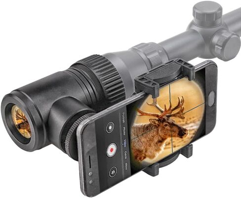 محول كاميرا Scope - متوافق مع GoPro Hero 9/10/11/12 - حامل خفيف الوزن مصنوع بالكامل من الألومنيوم مع مظلة مدمجة للتصوير في الهواء الطلق in Saudi Arabia