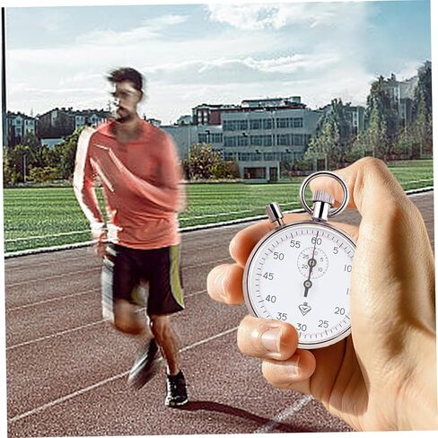 ساعة إيقاف تناظرية ميكانيكية من الفولاذ المقاوم للصدأ مع مؤقت مؤقت للتشغيل والتدريب والتجارب in Kuwait