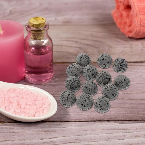 SEWACC 20pcs Volcanic Rock Aromatherapy Stones Essential Oil Diffuser Lava Stones for Home Office Fragrance and Air Purification in Saudi Arabia