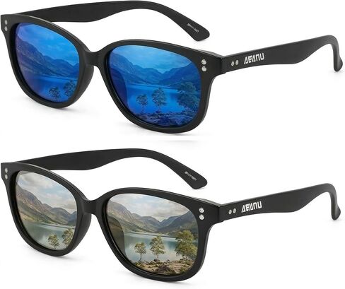 Polarized Sunglasses for Teens – UV400,Color Mirror Lenses,Matte Frame for Small Faces,Cycling & Outdoor in Saudi Arabia