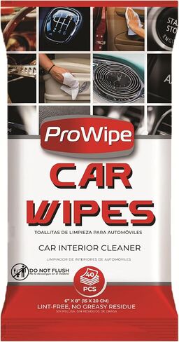 Car Cleaning Wipes - Car Interior Cleaner, Dashboard Cleaner, 4x40-160 Count Residue-Free Wipes for Interior Surfaces, From Dashboard to Leather Seats, Must Have Accessories in Saudi Arabia