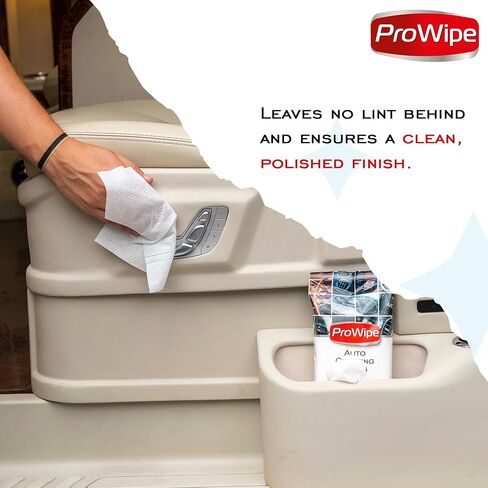 Car Cleaning Wipes - Car Interior Cleaner, Dashboard Cleaner, 4x40-160 Count Residue-Free Wipes for Interior Surfaces, From Dashboard to Leather Seats, Must Have Accessories in Saudi Arabia