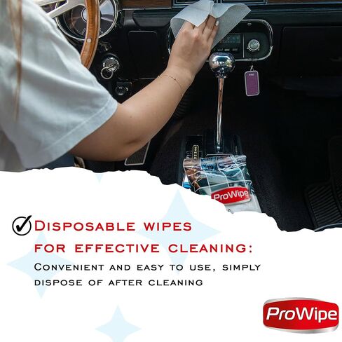 Car Cleaning Wipes - Car Interior Cleaner, Dashboard Cleaner, 4x40-160 Count Residue-Free Wipes for Interior Surfaces, From Dashboard to Leather Seats, Must Have Accessories in Saudi Arabia
